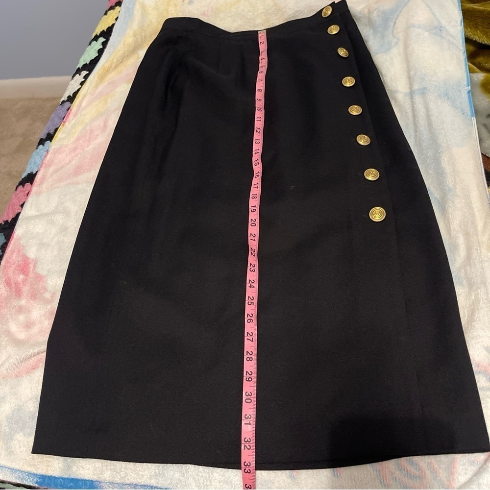 Collectible Gold black skirt size 14 made in Bulgaria - Picture 2 of 10